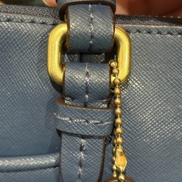 Vintage Coach Leather Peyton Jordan Double Zip Satchel. - Picture 4 of 16